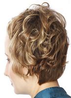  fryzury  krótkie włosy kręcone loki, loczki  uczesanie dla kobiet  z numerem  12